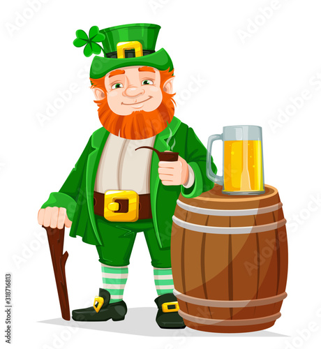 Leprechaun. Happy Saint Patrick's day