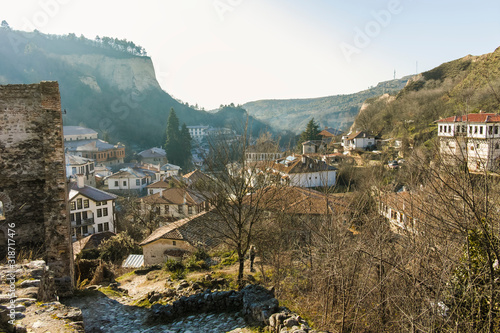 Panoramic view of town of Melnik  Bulgaria