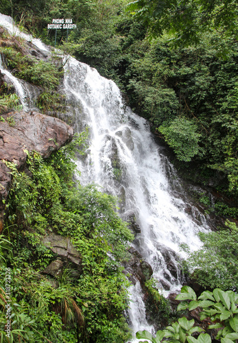 Beautiful waterfall in central Vietnam