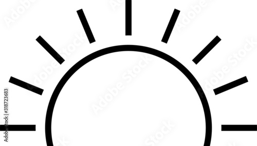 lumen icon, vector illustration.