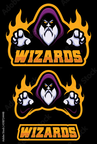 Wizard Cartoon Mascot