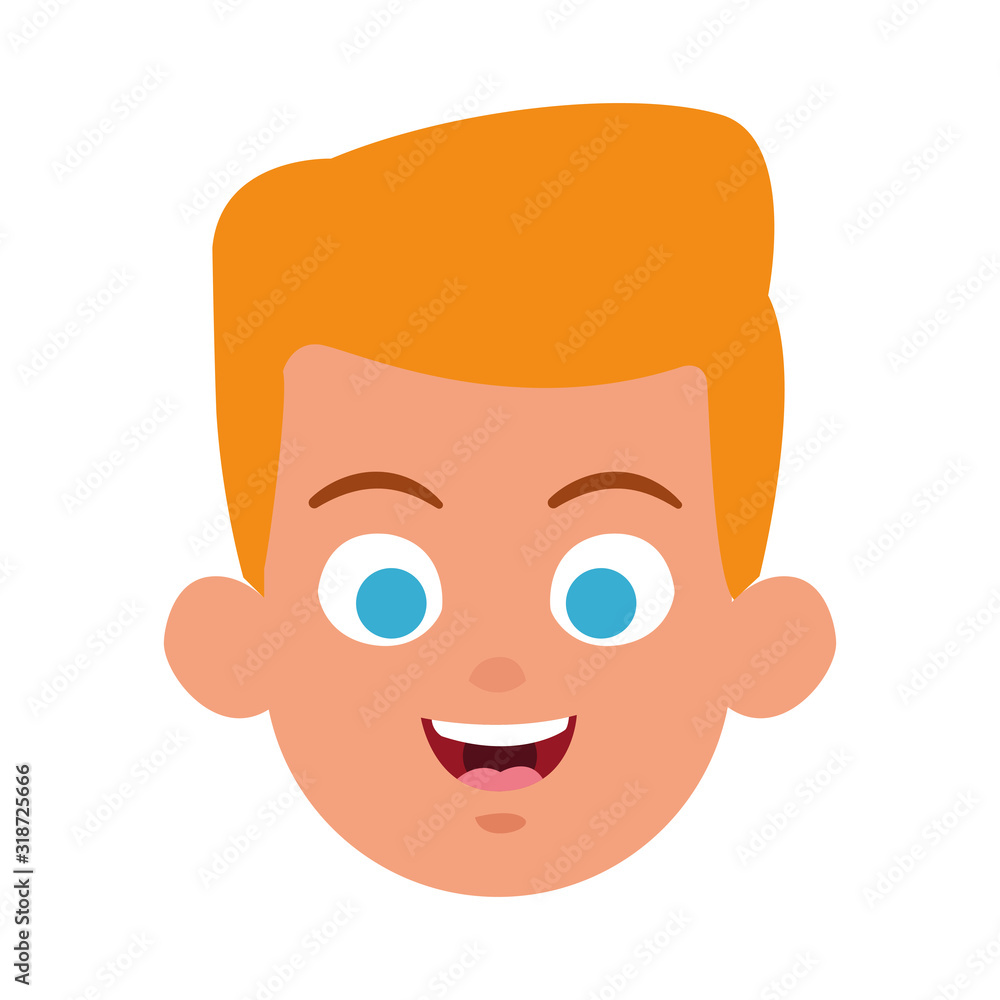 cartoon boy smiling icon cartoon boy smiling icon