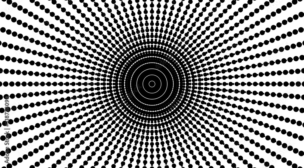 Abstract circular halftone dots background vector design. Abstract circular halftone dots background vector design.