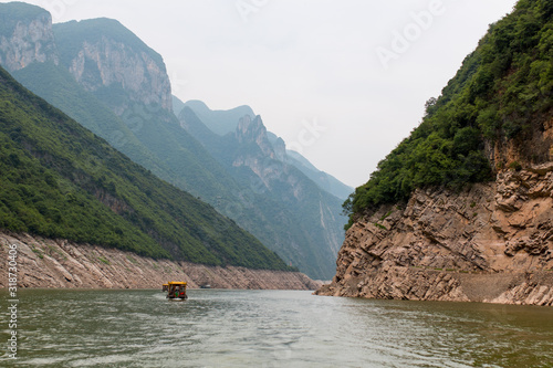 China Yangtze Fluss zum 3-Schluchten Staudamm