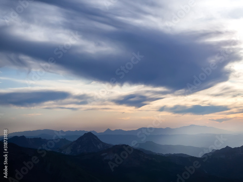 sunset in the mountains of spain © alexkazachok