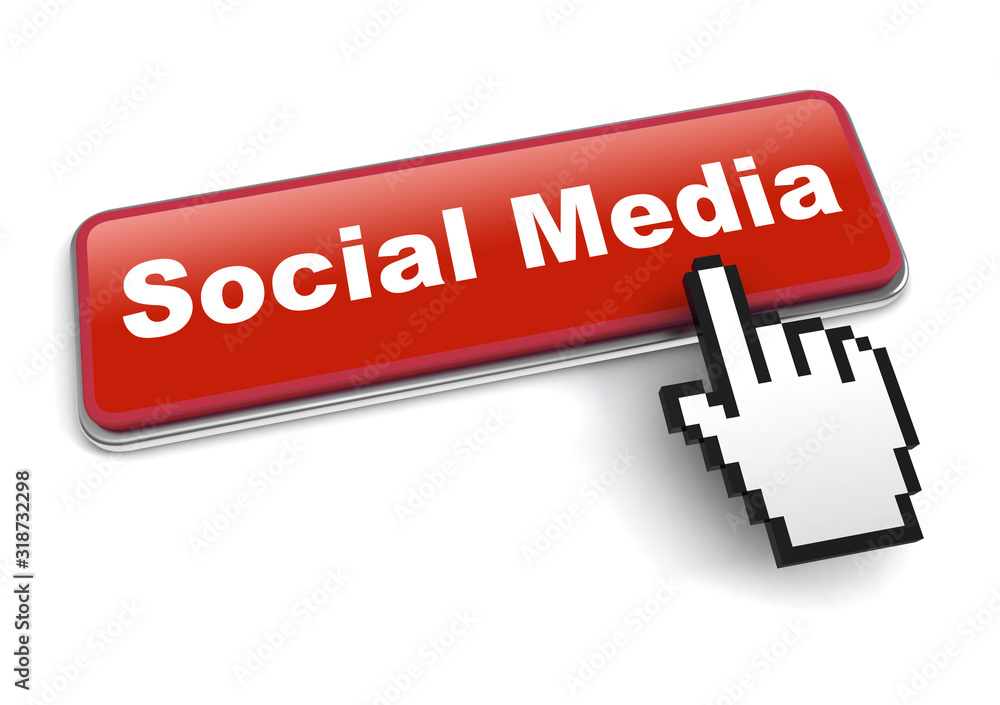social media concept 3d illustration isolated social media concept 3d illustration isolated