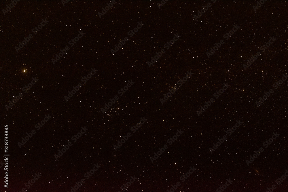 Obraz premium Night sky with a lot of shiny colorful stars