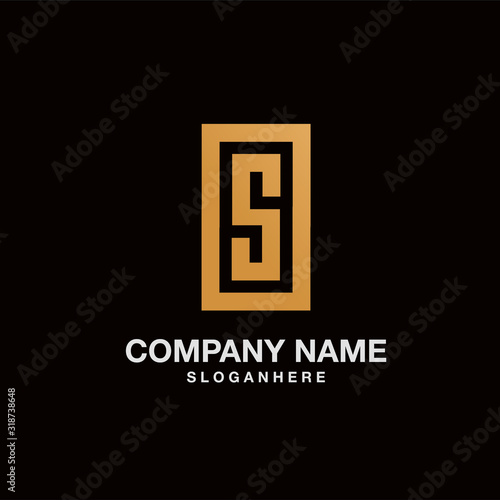 Luxury Letter S logo icon design template elements Simple Elegance Initial