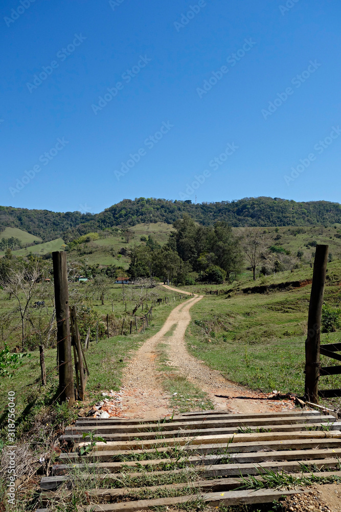 Brazilian old rural farm gates
