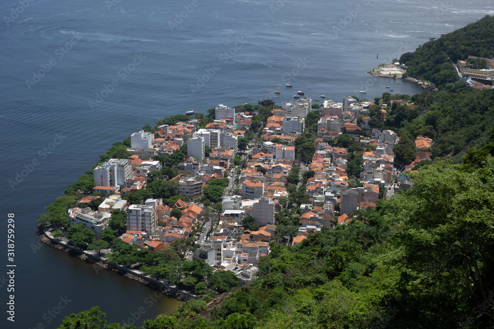 Urca aerial view from Pão de Açúcar