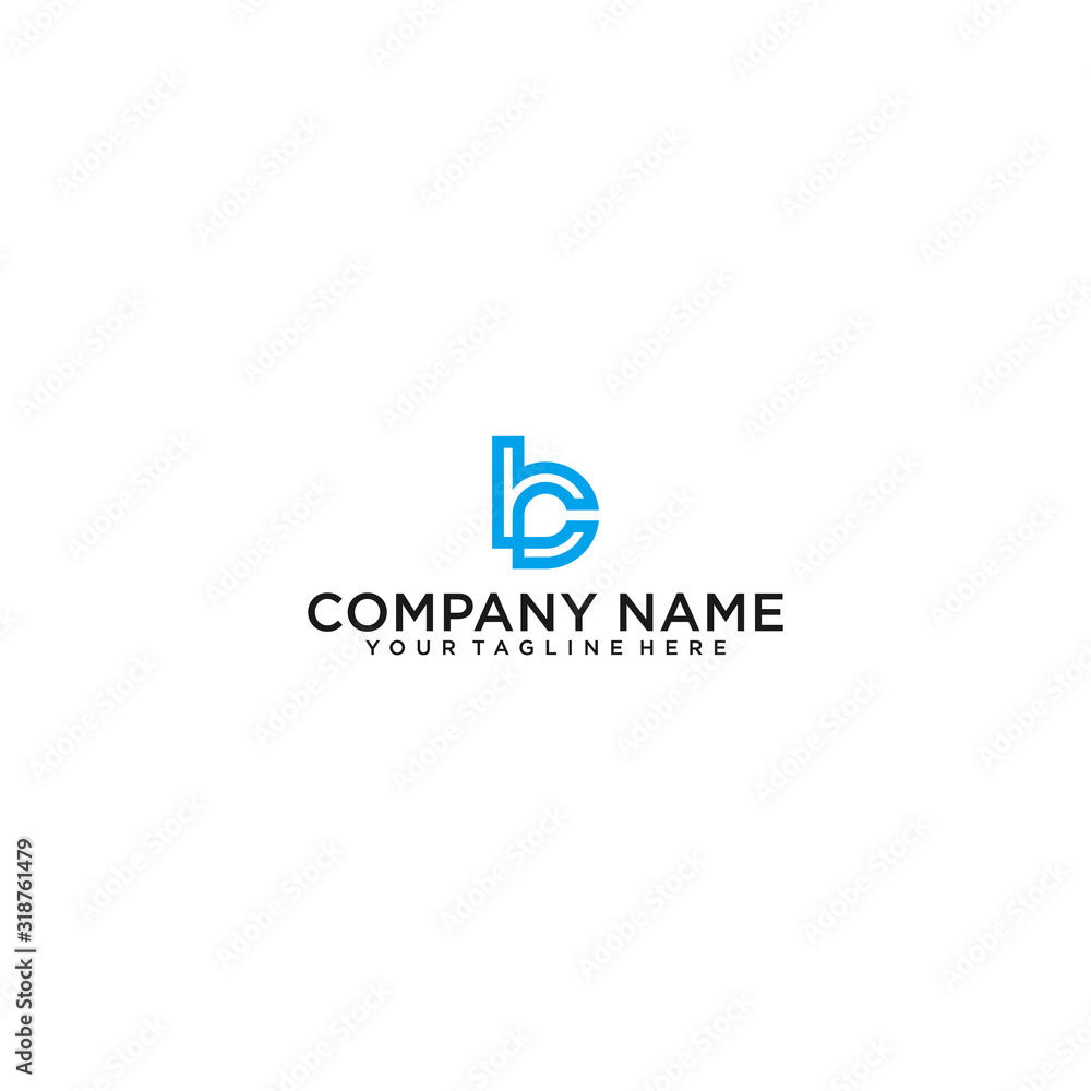 Initial Letter BC Simple, Minimalist, Logo Template Vector Design Initial Letter BC Simple, Minimalist, Logo Template Vector Design