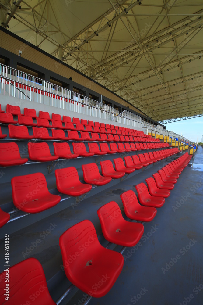 Fototapeta premium Siedziska stadionowe