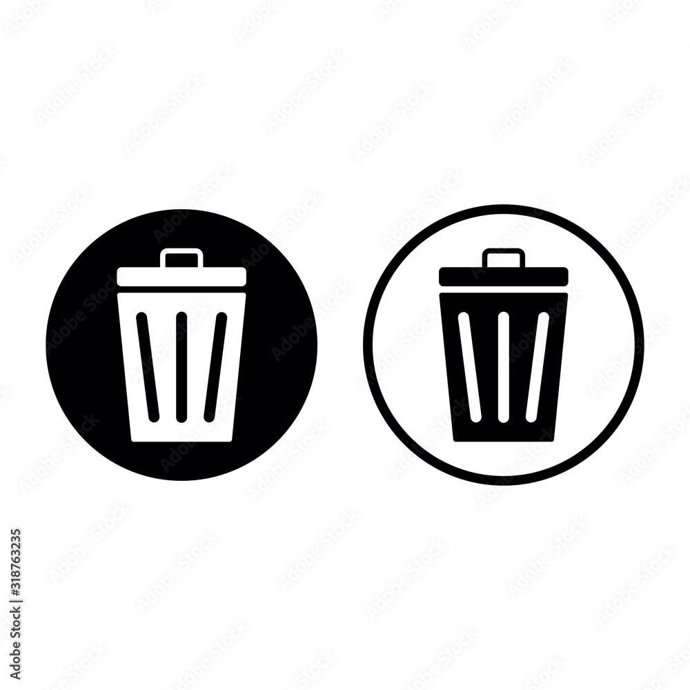 bin icon, trash icon, rubbish icon bin icon, trash icon, rubbish icon