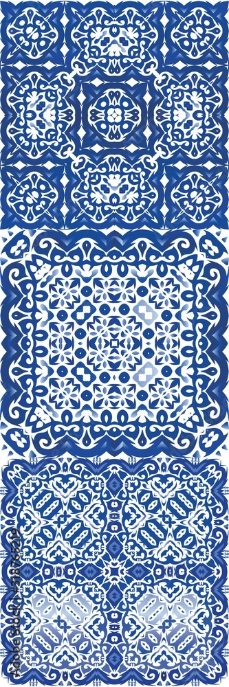 Traditional ornate portuguese azulejos. Traditional ornate portuguese azulejos.