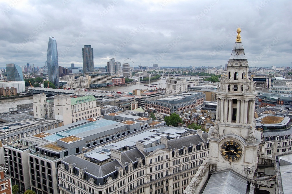 View of London from St. Paul's Cathedral