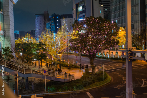 city at night with beautifil ilumination