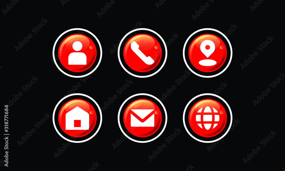 Business icon design pack isolated on black background Business icon design pack isolated on black background