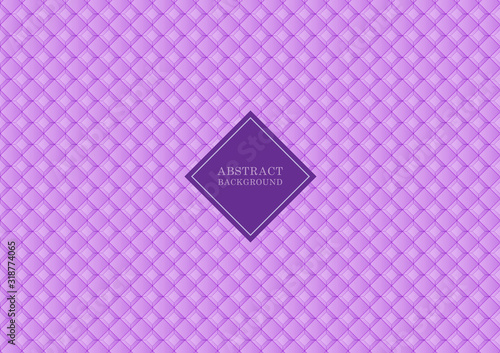 Geometric modern design on purple color background