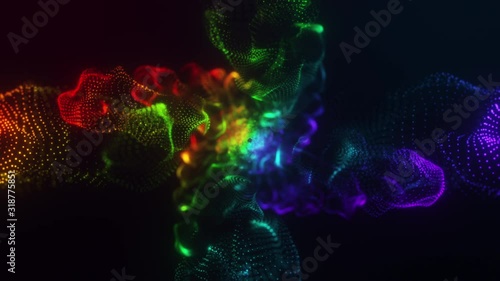 abstract digital tunnel