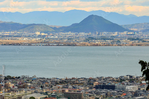 滋賀 琵琶湖南部周辺の風景