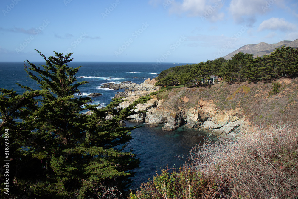 Fototapeta premium Big Sur coastline along California's Pacific Coast Highway