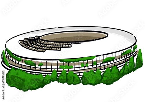 新国立競技場　東京オリンピック