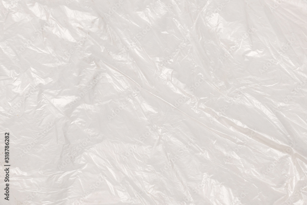 Obraz premium Plastic wihite background. Top view.