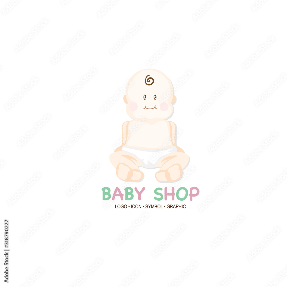 baby graphic icon symbol logo