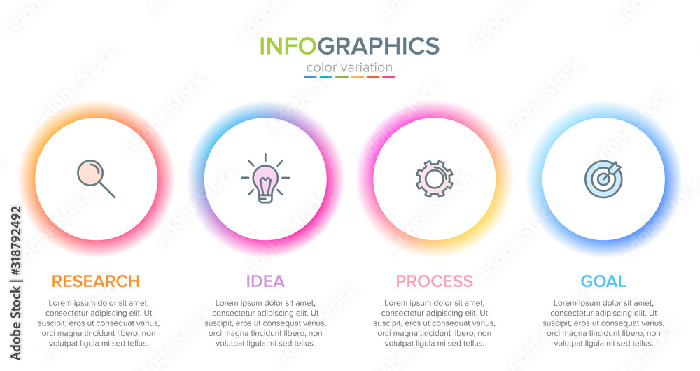 Infographic design with icons and 4 options or steps. Thin line vector. Infographics business concept. Can be used for info graphics, flow charts, presentations, web sites, banners, printed materials. Infographic design with icons and 4 options or steps. Thin line vector. Infographics business concept. Can be used for info graphics, flow charts, presentations, web sites, banners, printed materials.