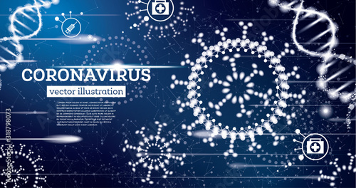 Coronavirus Influenza. Medical Concept.