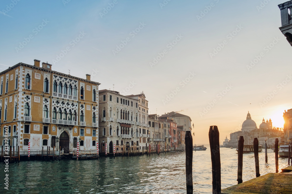 Beautiful view of a Grand canal