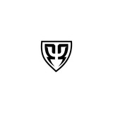 EE letter logo template design