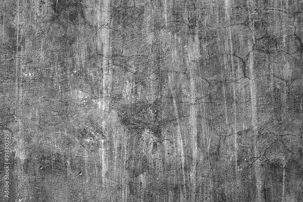 Obraz premium Texture of a concrete wall with cracks and scratches which can be used as a background
