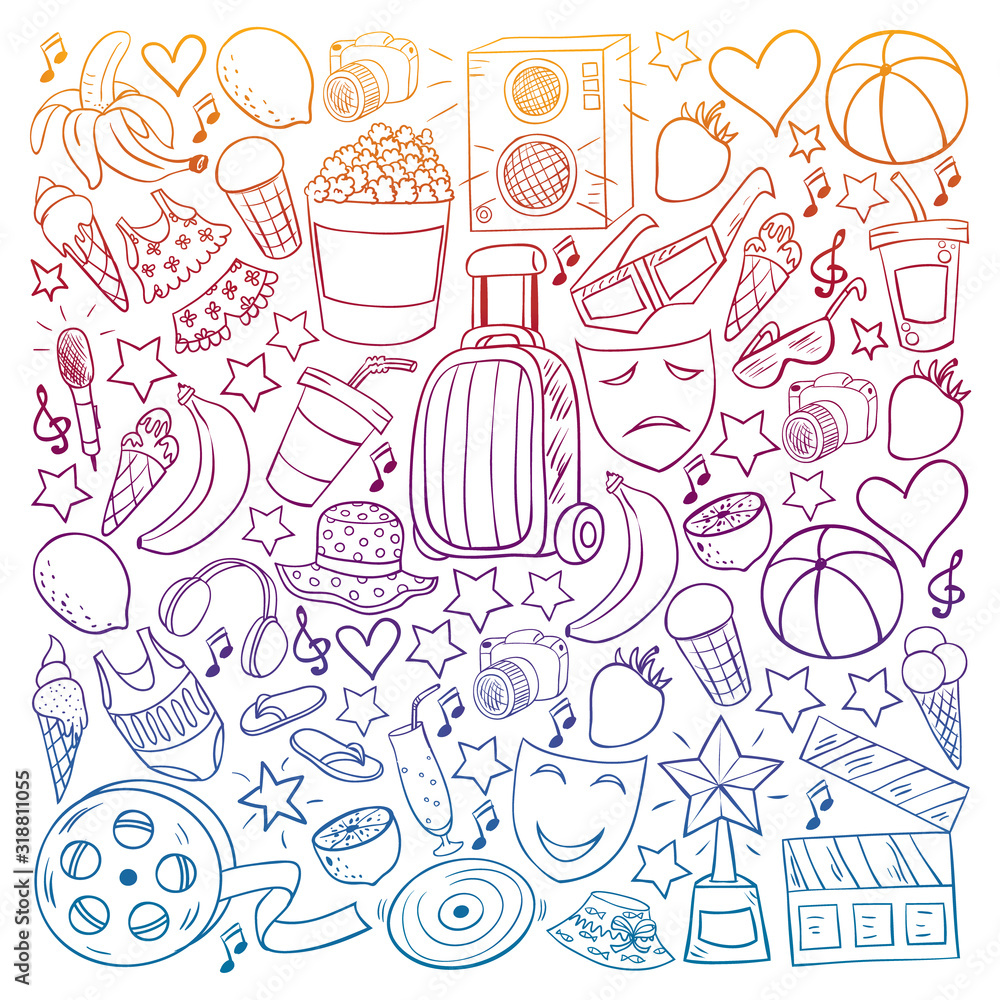Vector pattern with icons for beauty and shopping. Icons for beauty, shopping, fashion, shopping mall, strip mall. Sale, discount. Vector pattern with icons for beauty and shopping. Icons for beauty, shopping, fashion, shopping mall, strip mall. Sale, discount.