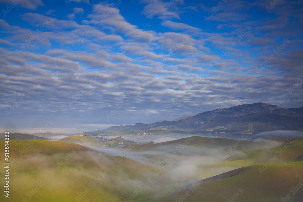 Morning Fog in Tri-Valley San Ramon Morning Fog in Tri-Valley San Ramon