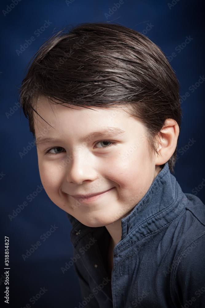 Portrait of a boy with a strong emotion. Portrait of a boy with a strong emotion.