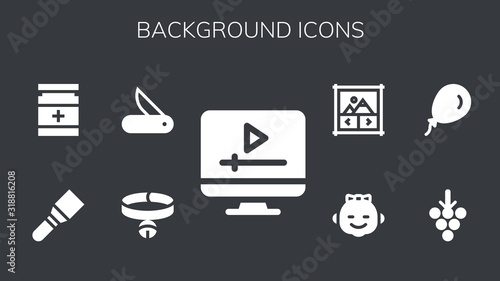 background icon set