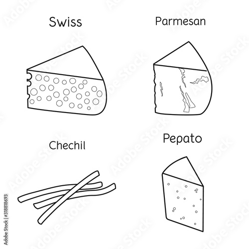Vector illustration of product and milk symbol. Collection of product and appetizer vector icon for stock.
