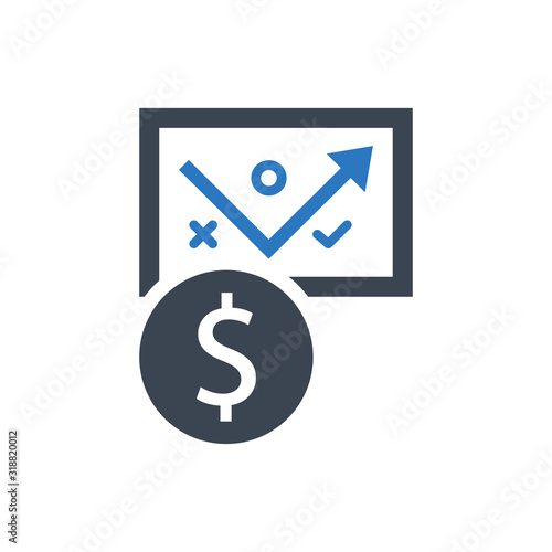 Money making tactic icon