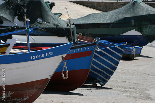 Fishing Boats at Comora de Lobos, Madeira photo