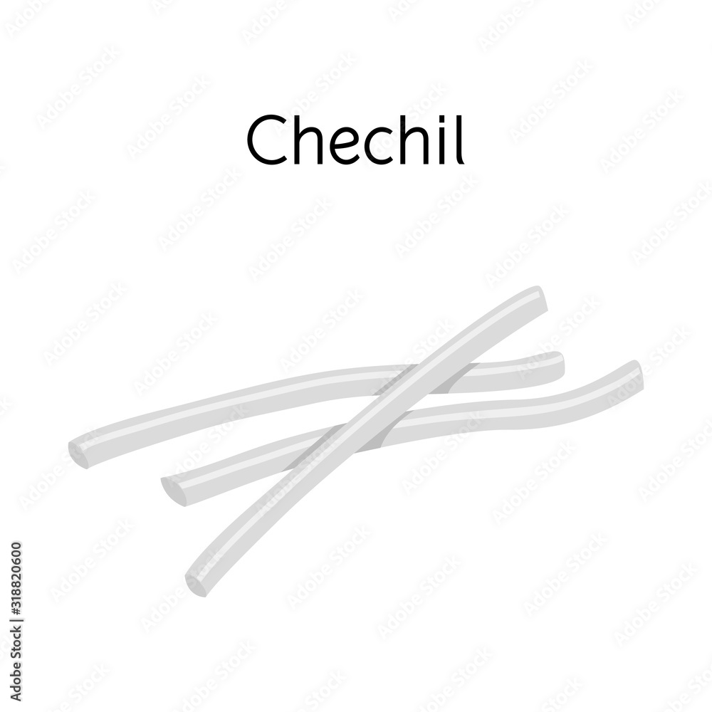 Vector design of chechil and cheese logo. Web element of chechil and meal vector icon for stock. Vector design of chechil and cheese logo. Web element of chechil and meal vector icon for stock.
