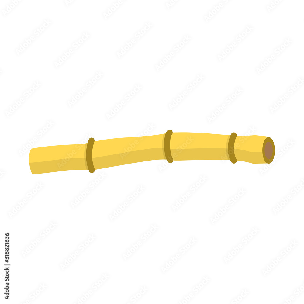 Vector illustration of stem and sugar sign. Graphic of stem and cane stock symbol for web. Vector illustration of stem and sugar sign. Graphic of stem and cane stock symbol for web.