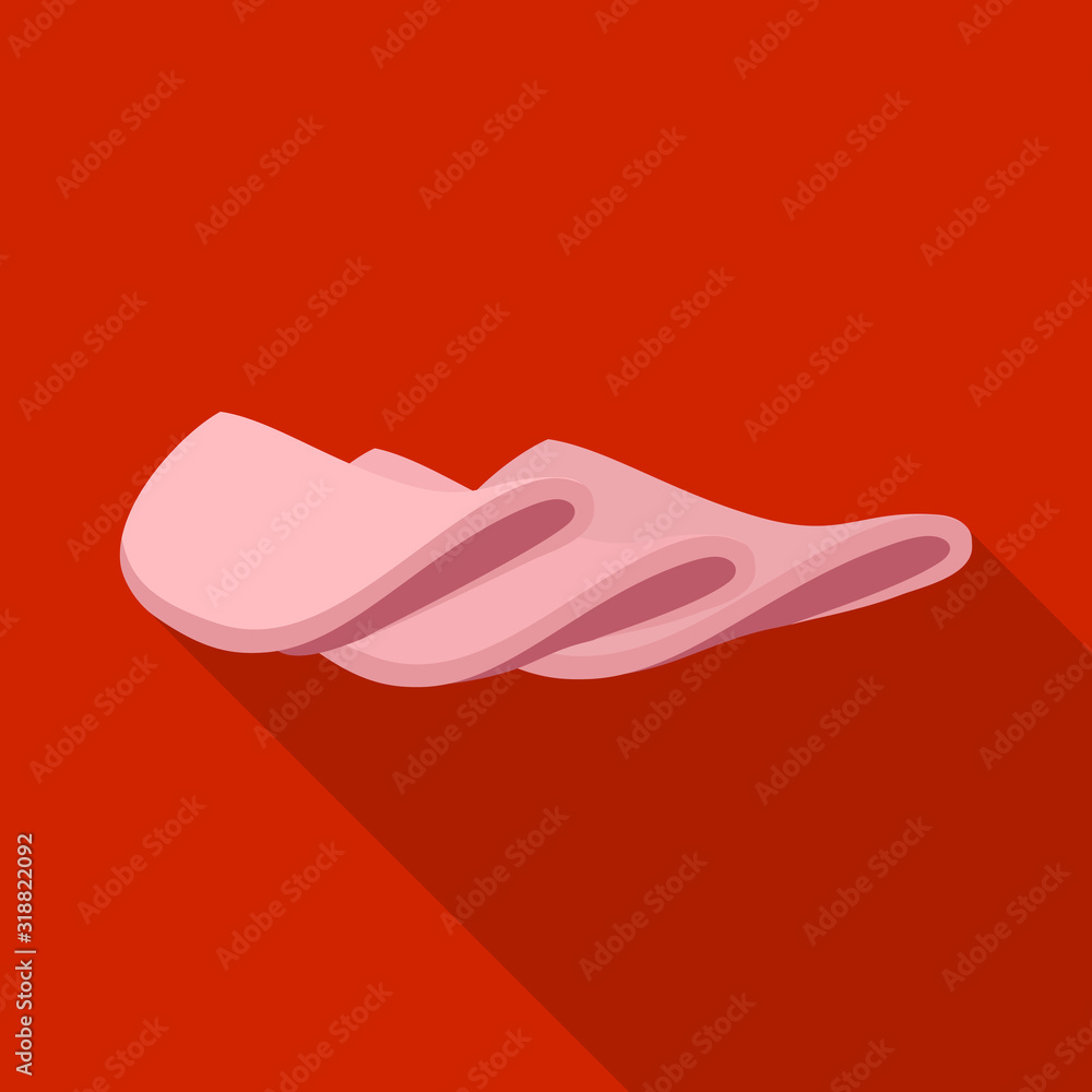 Vector design of sausage and slice sign. Graphic of sausage and fresh vector icon for stock. Vector design of sausage and slice sign. Graphic of sausage and fresh vector icon for stock.