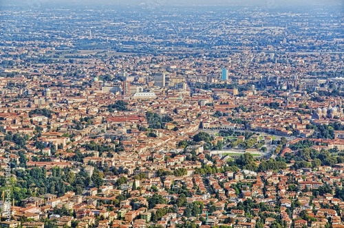 Obraz na plátně AERIAL VIEW OF CITY