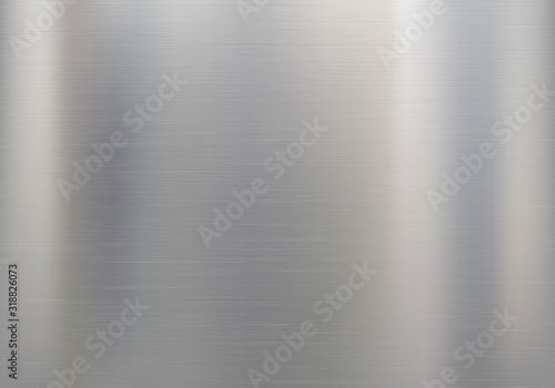 Metal or aluminum textured background. Steel brushed plate