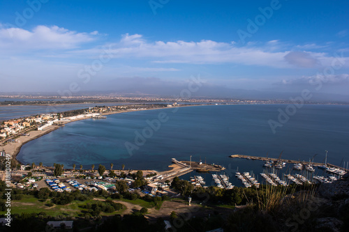 Sardegna-Vista del Poetto dalla Sella del Diavolo