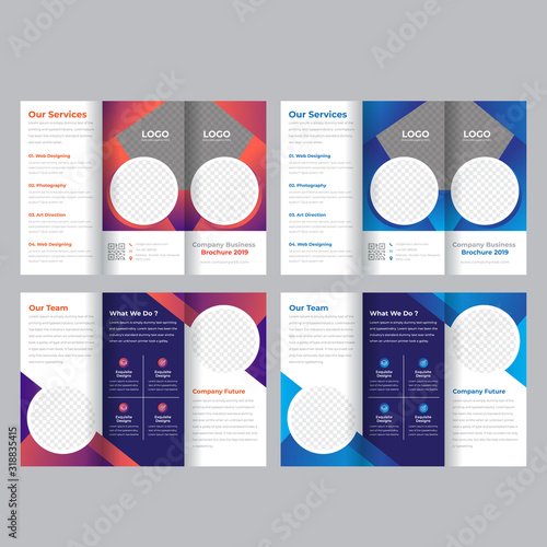 business trifold brochure
