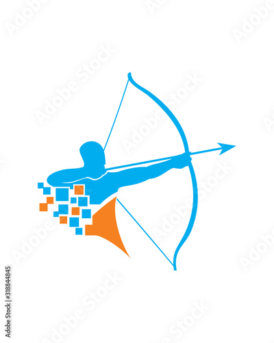 Archer Logo, Digital Archer Logo