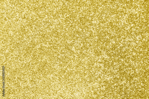 Abstract gold glitter sparkle bokeh light background