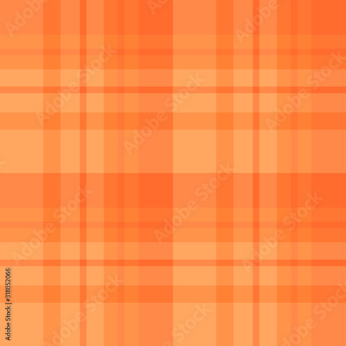 Seamless pattern in magnificent orange colors for plaid, fabric, textile, clothes, tablecloth and other things. Vector image.